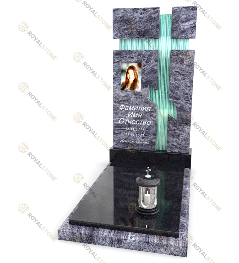 Эксклюзивный памятник КР-1 Визаж Блю