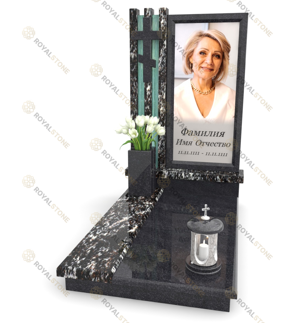 Эксклюзивный памятник НО-1 Гранатовый Амфиболит