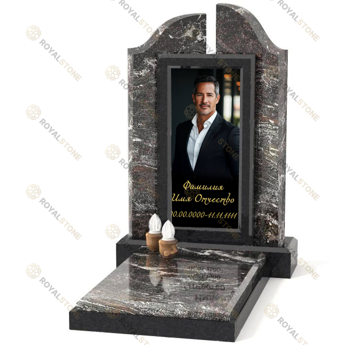 Эксклюзивный памятник AA-01 Гранатовый Амфиболит